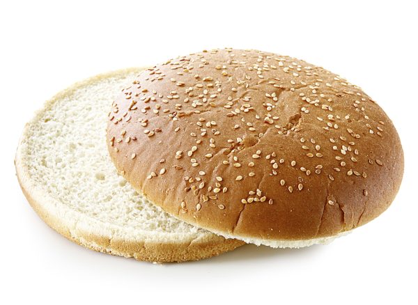 Hamburger Bun Sesame Seeds XL, sliced